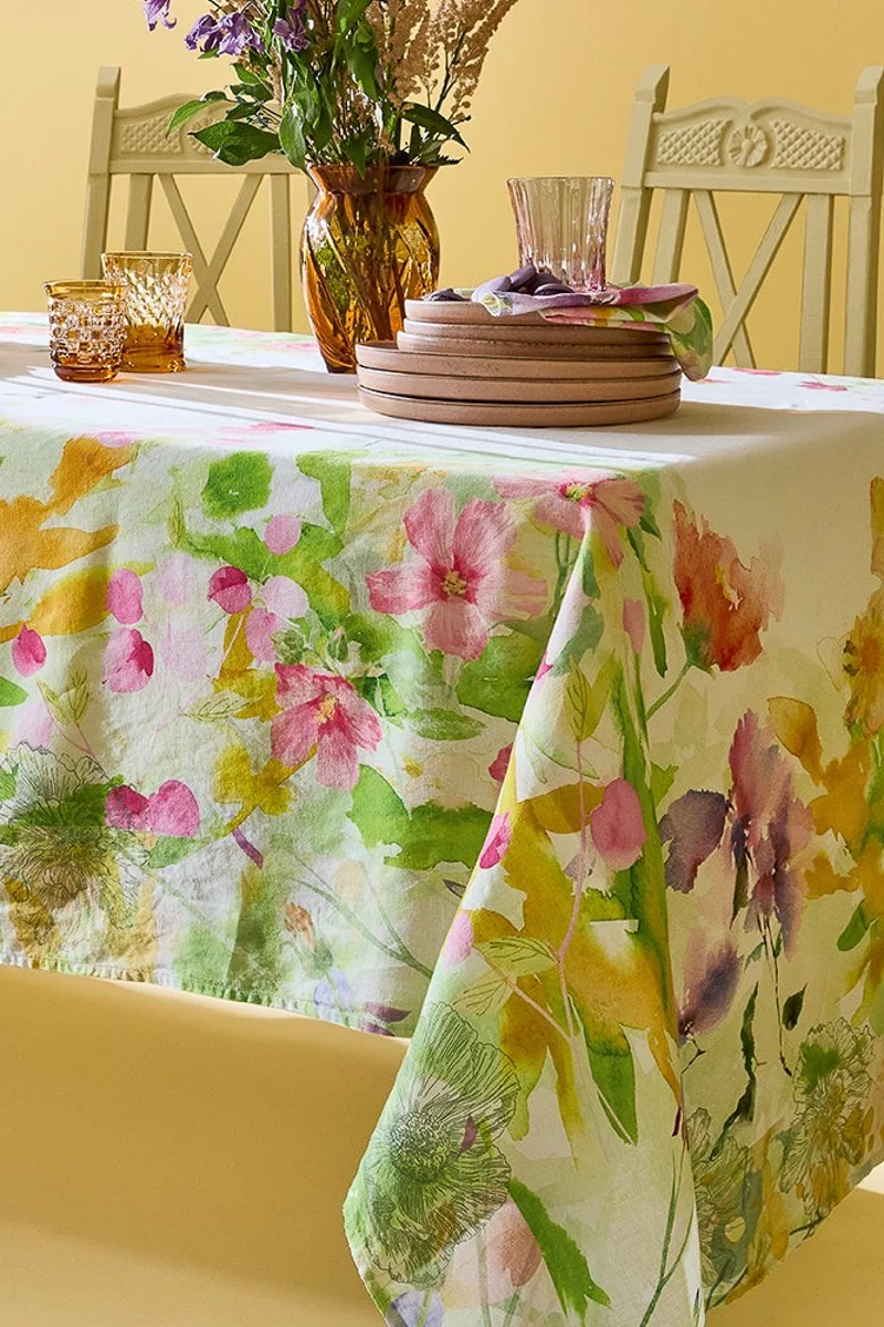 Garnier-Thiebaut Souffle Fleuri Tablecloth Printemps - Image 2