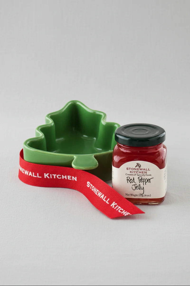 Stonewall Kitchen Red Pepper Jelly Tree Ramekin - Image 2