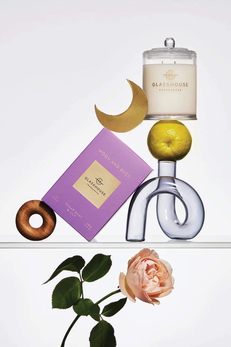 Glasshouse Fragrances Moon And Back Candle 13.4 oz