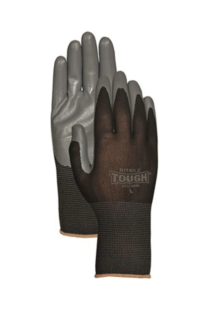 Bellingham Nitrile TOUGH Gloves Large Black