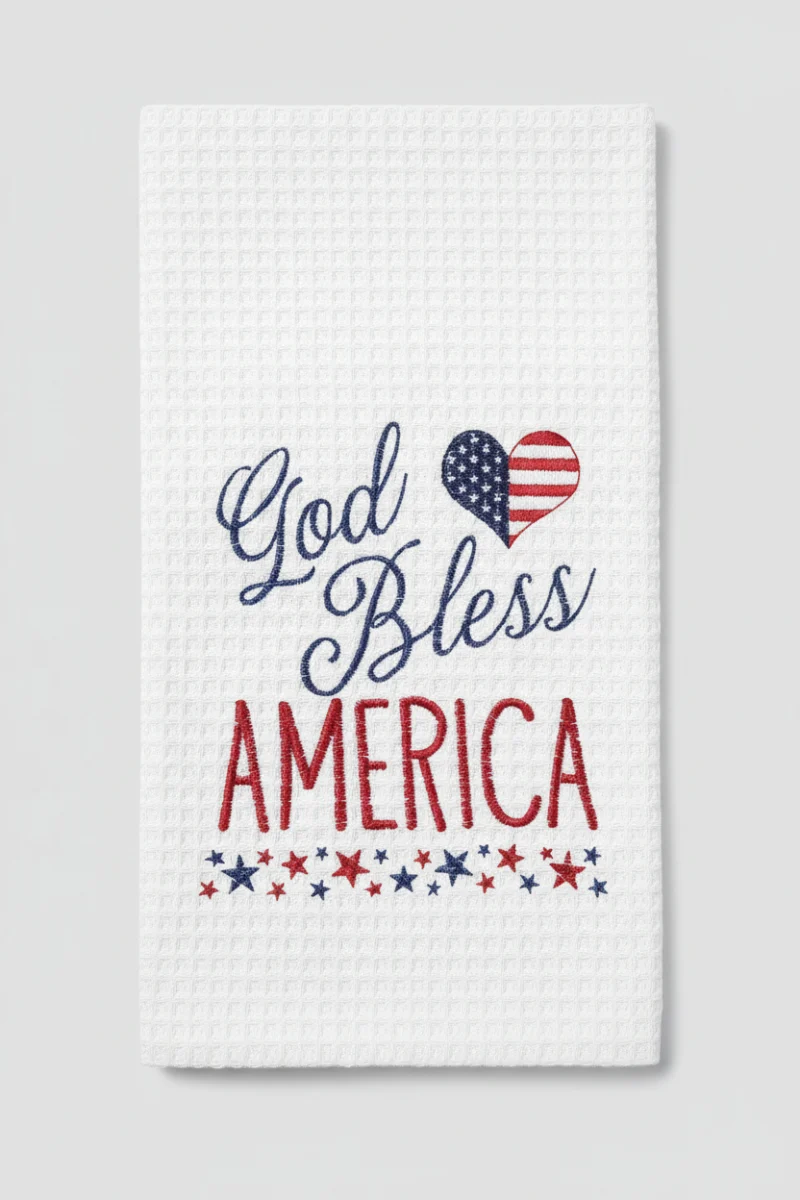 God Bless America Star Towel