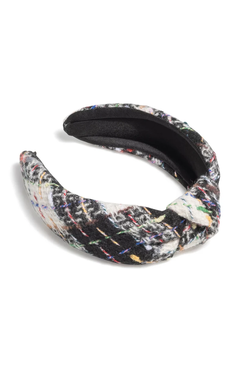 Shiraleah Boucle Knotted Headband Black - Image 2