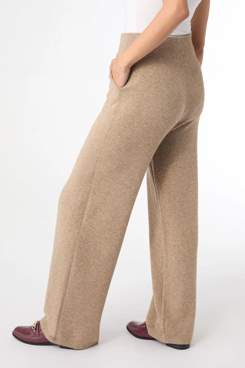 Heavenly-Luxe Wide Leg Bottoms XS Beige Heather - Image 2
