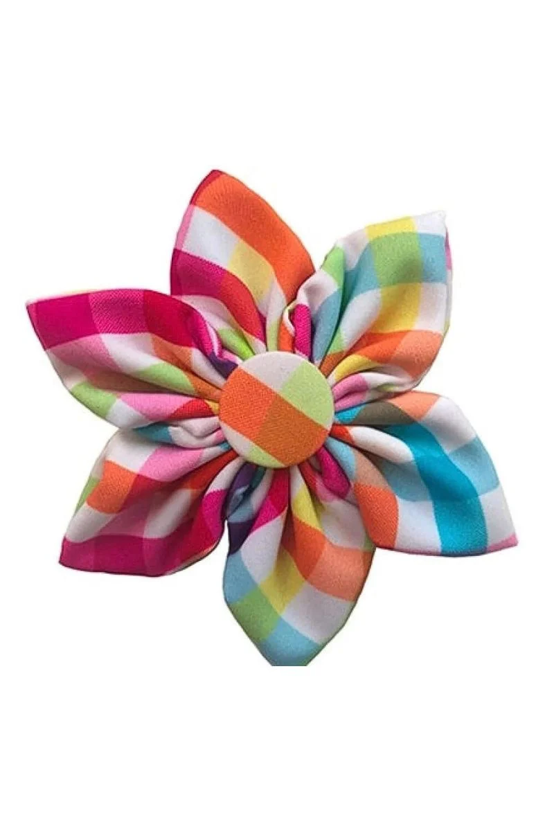 Huxley & Kent Pinwheel Yellow/Orange Check Large - Image 2
