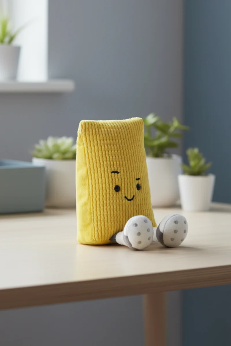 Jellycat Amuseables Sports Warni Yellow Card