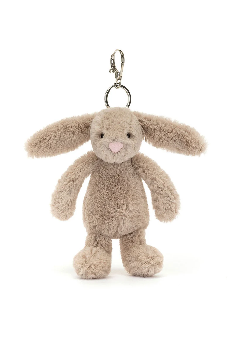 Jellycat Bashful Beige Bunny Bag Charm