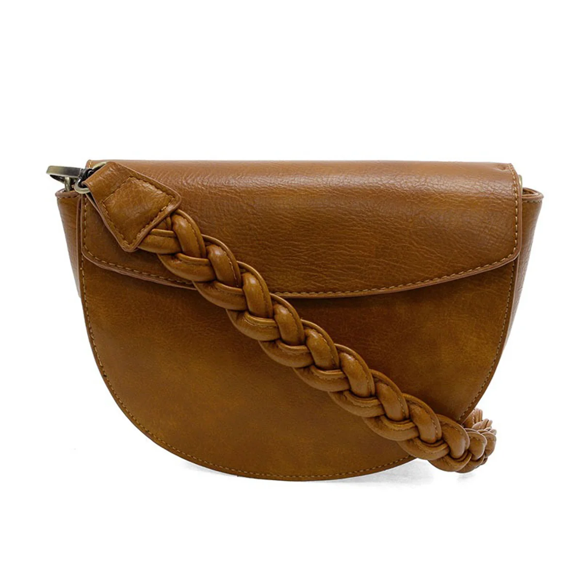 Linda Crescent Crossbody Dark Amber - Image 2