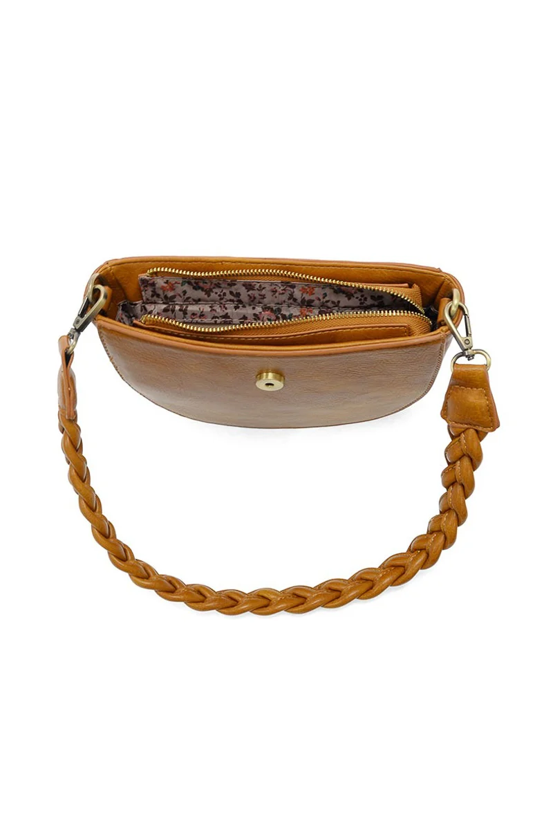 Linda Crescent Crossbody Dark Amber - Image 3