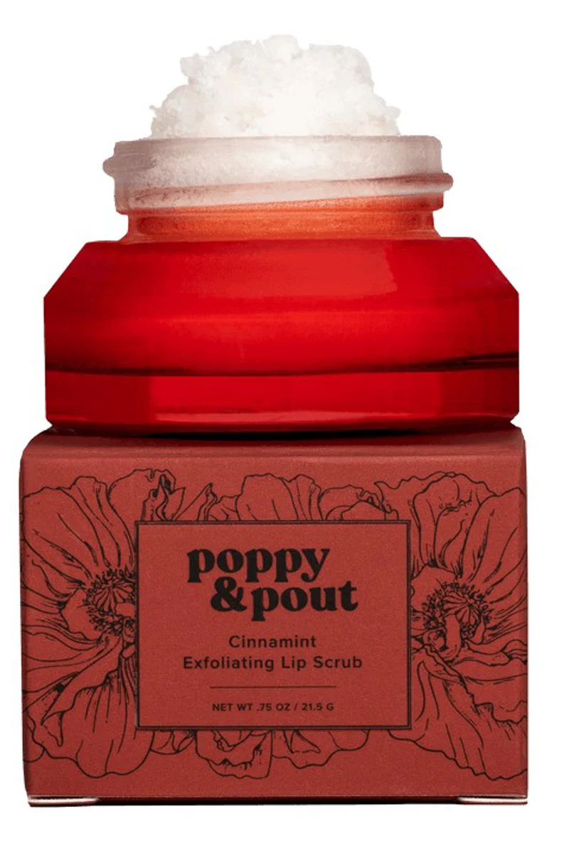 Poppy & Pout Lip Scrub Cinnamint - Image 2