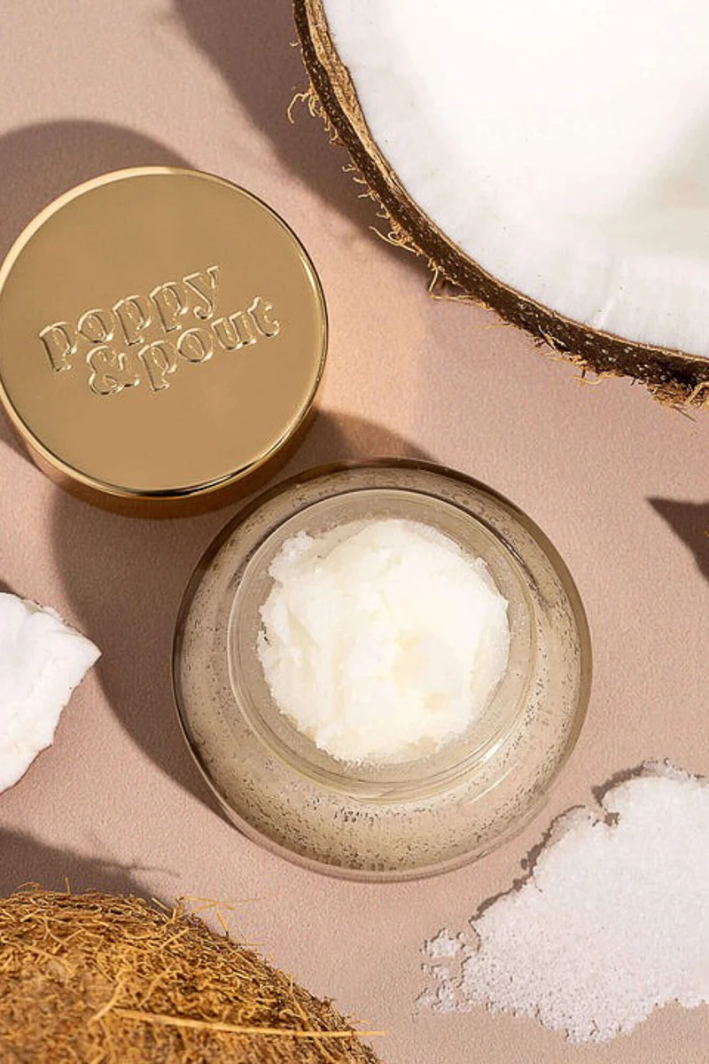 Poppy & Pout Lip Scrub Island Coconut