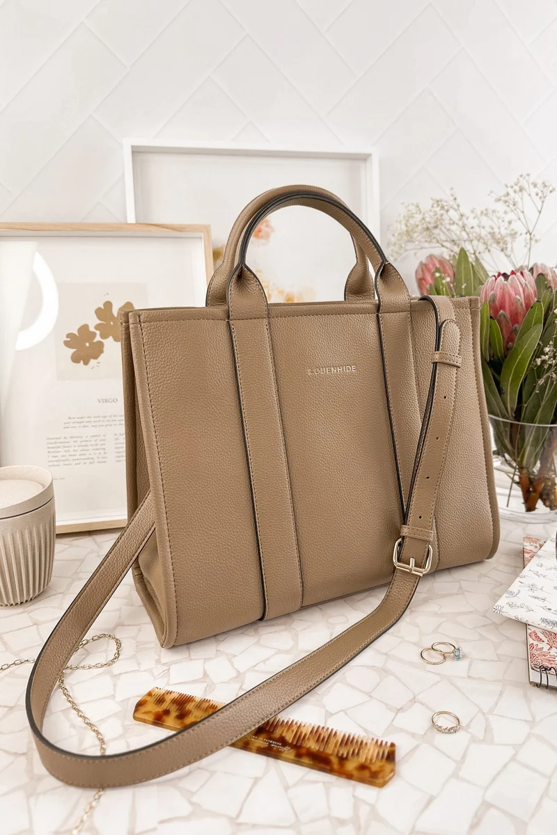 Louenhide Manhattan Tote Bag Coffee - Image 3