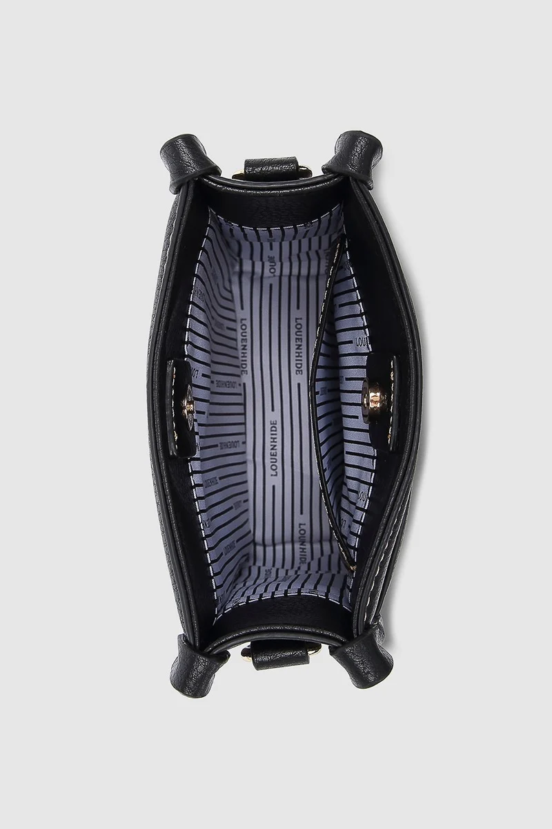 Louenhide Parker Logo Crossbody Bag Black - Image 2