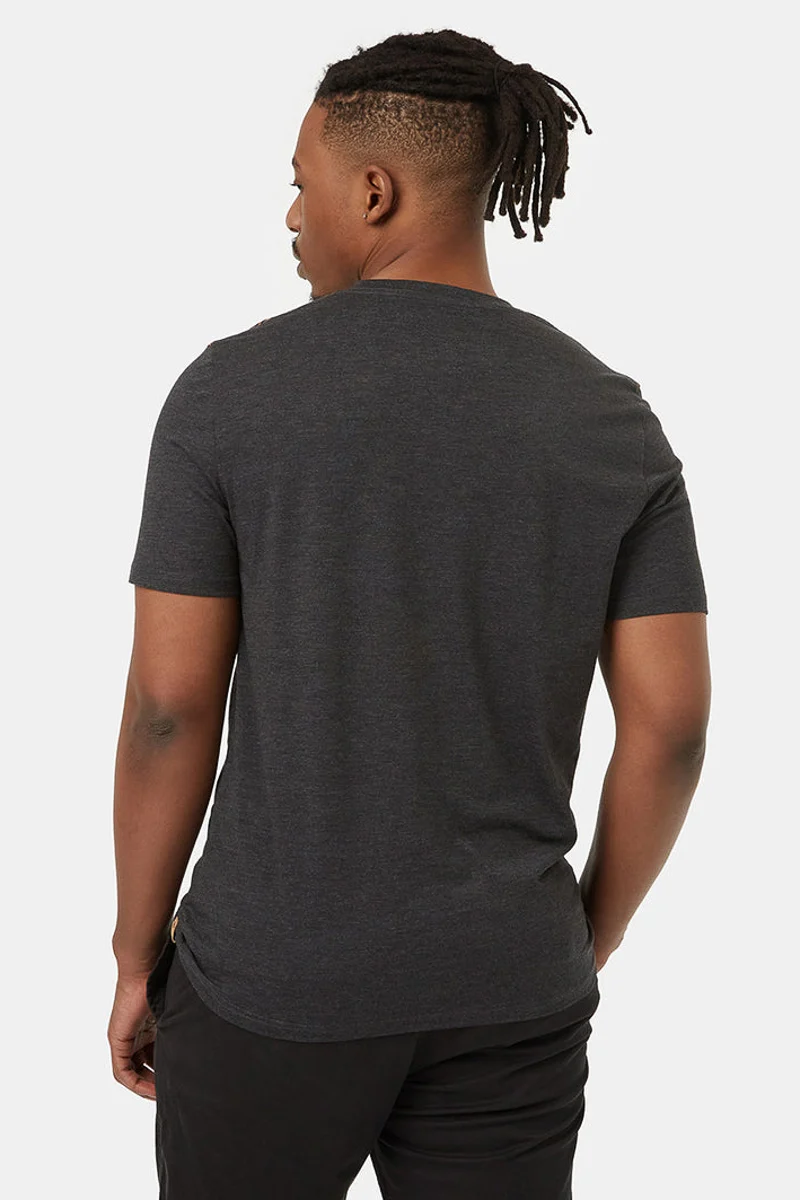 Men T-Shirt Retro Juniper Meteorite Black Heather Extra Large - Image 2