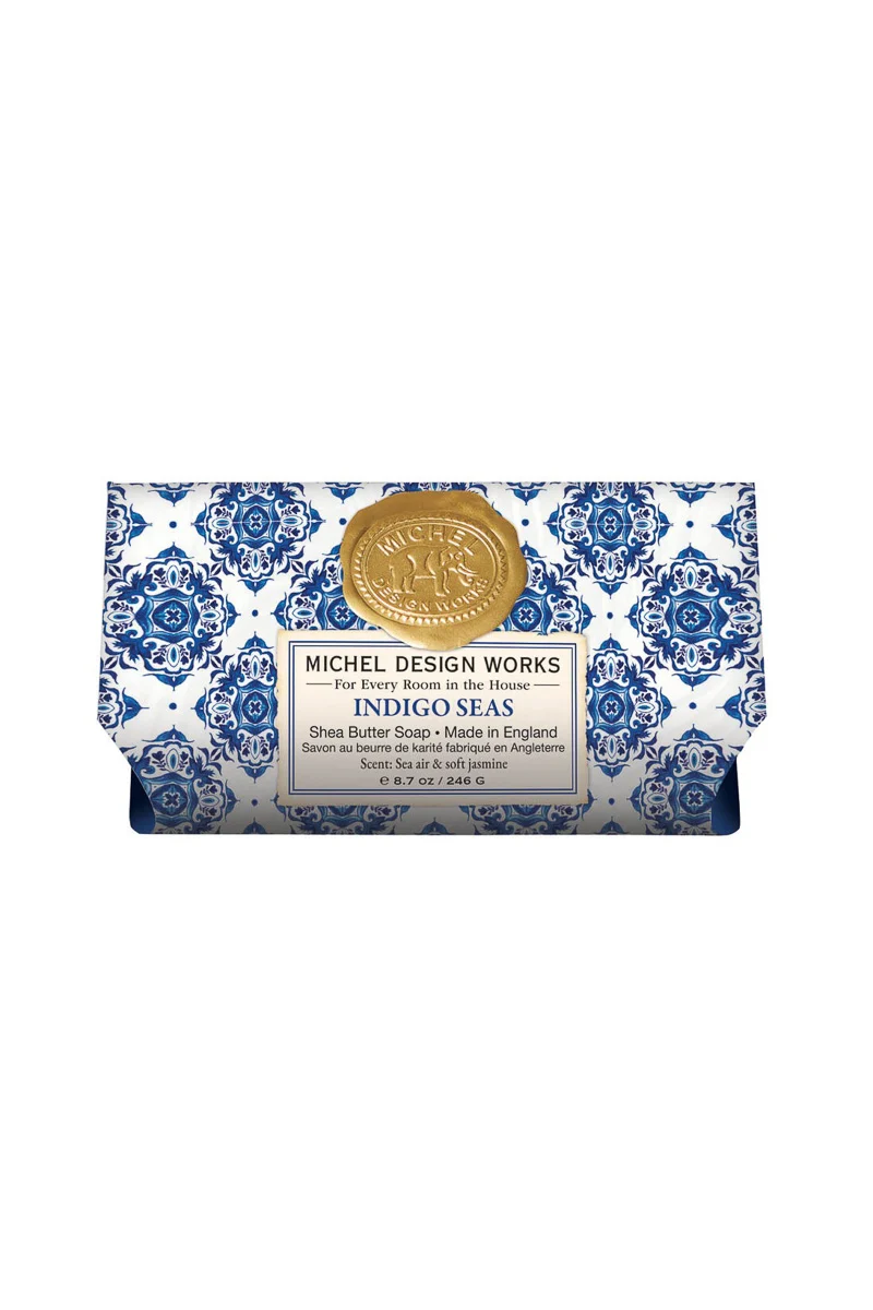 Michel Design Works Indigo Seas Large Bath Soap Bar