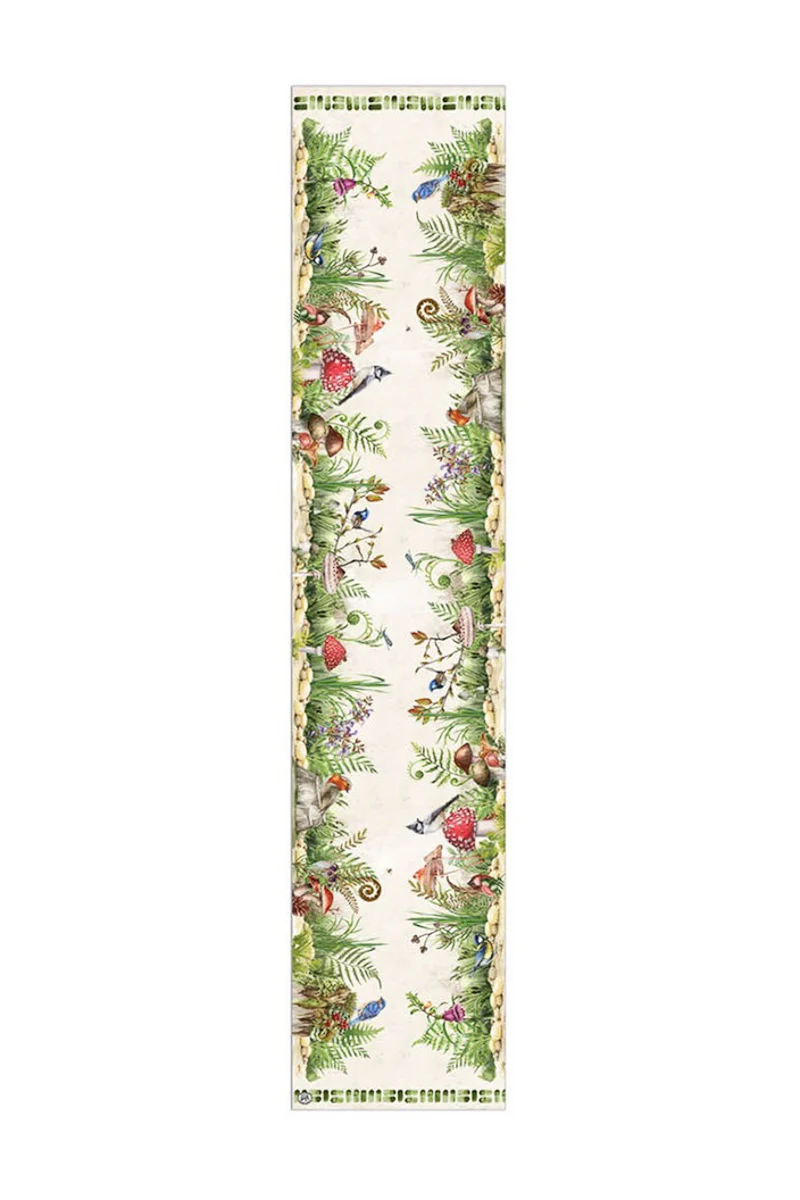 Michel Design Works Moss & Oak Cotton Table Runner 15" x 72"