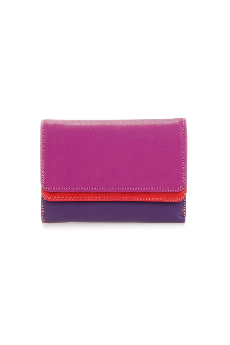 Mywalit Double Flap Purse/Wallet Sangria