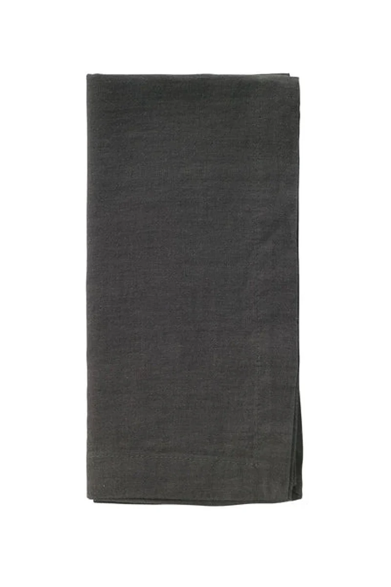 Bodrum Amalfi Napkin 21" Charcoal