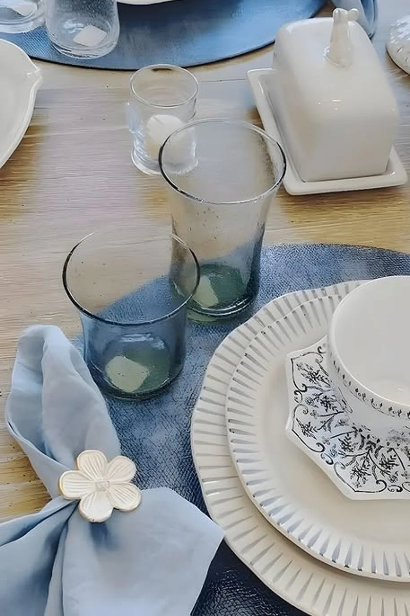 Bodrum Amalfi Napkin 21" Iceberg
