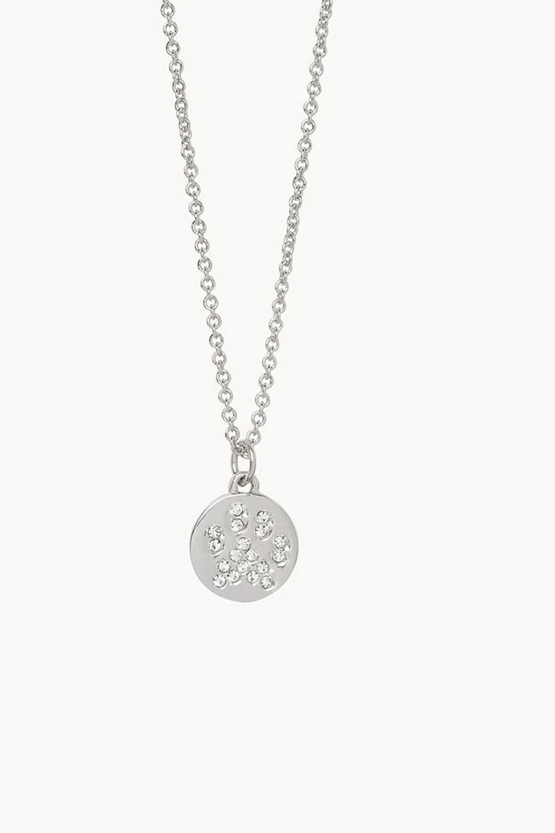 Spartina Sea La Vie Animal Lover Paw Necklace Silver - Image 2