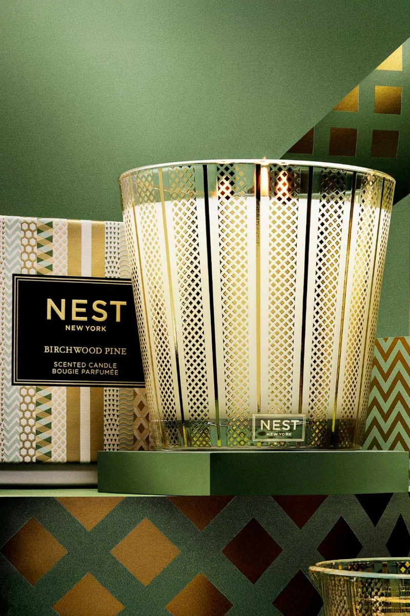 Nest 3-Wick Candle Birchwood Pine