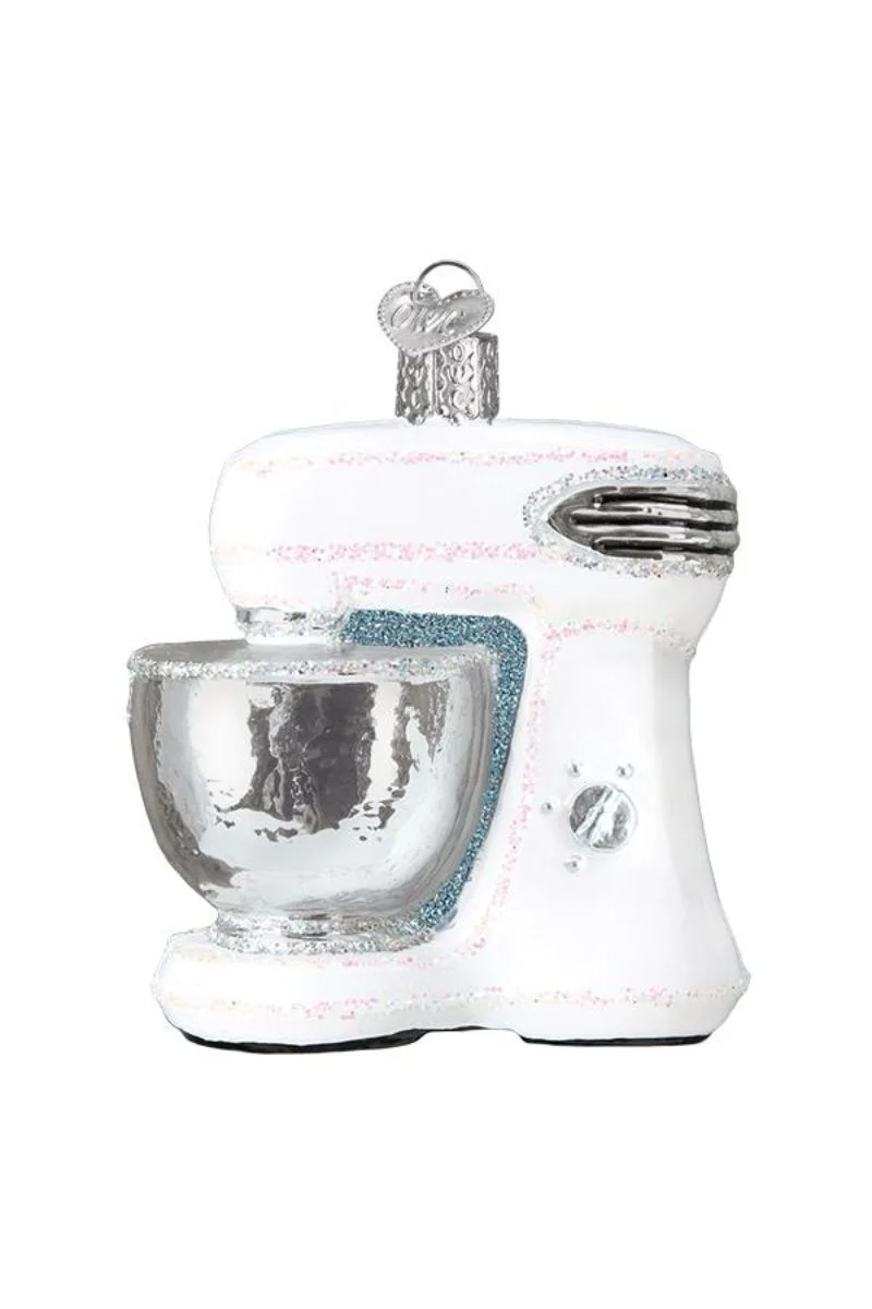 White Mixer Ornament - Image 2