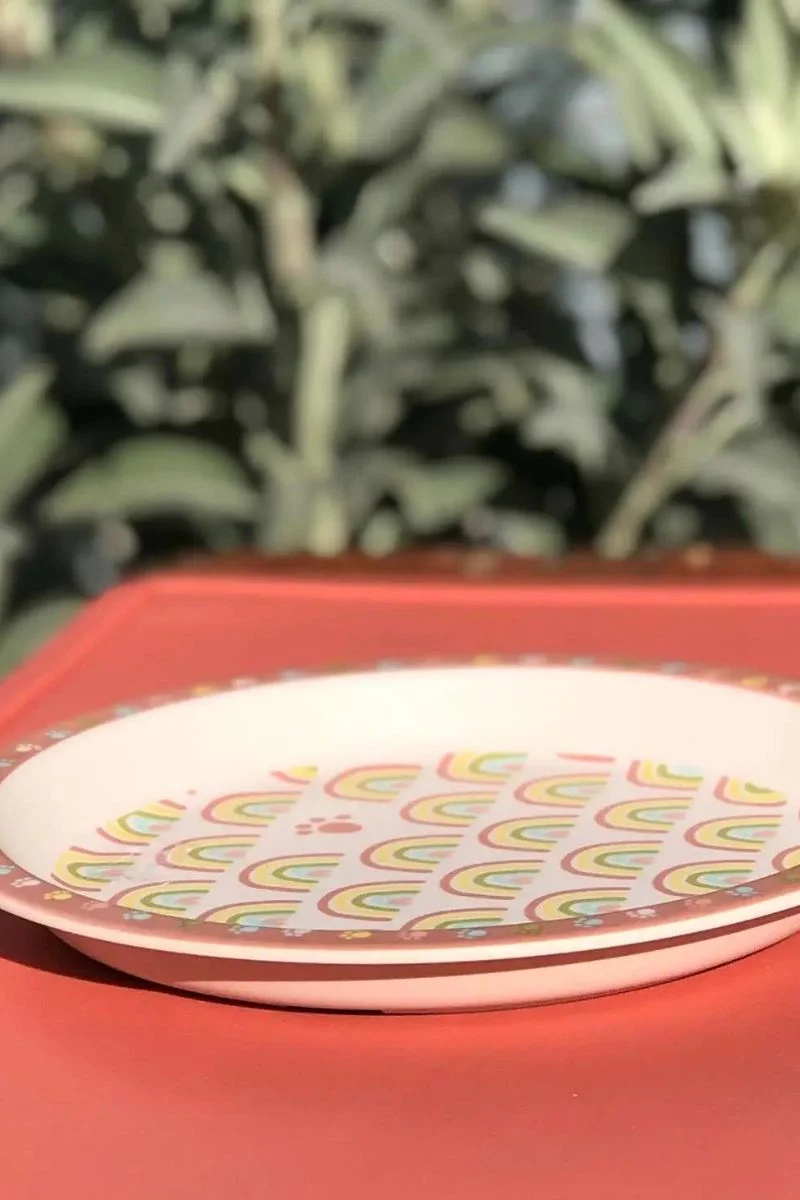 Speckle and Spot Pet Bowl Bamboo Rainbows