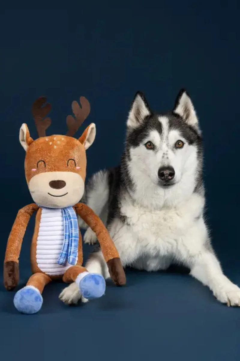 Petshop by Fringe Dashin' Around Reindeer Plush Large