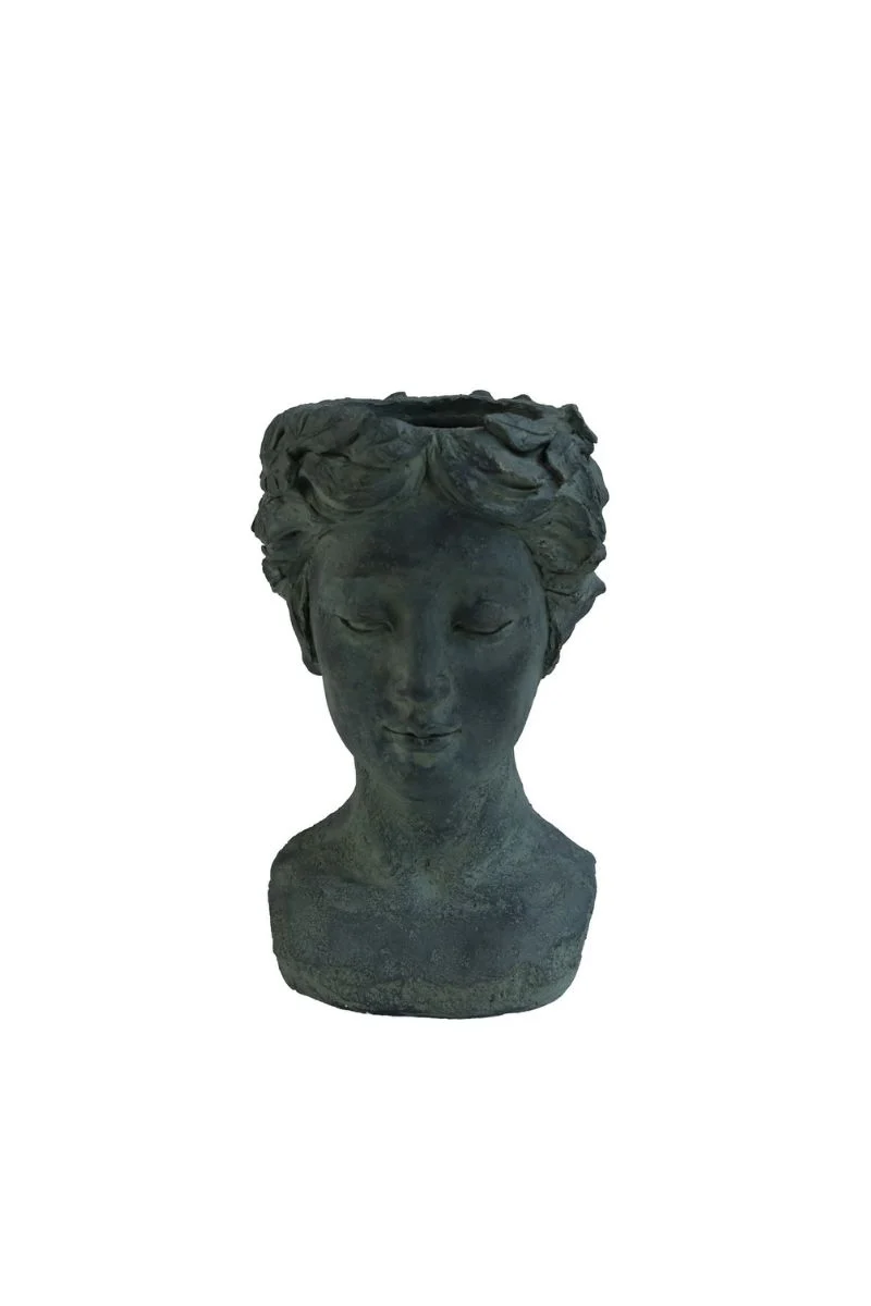 Alfresco Home Dolores Planter 11.25" Weathered Bronze