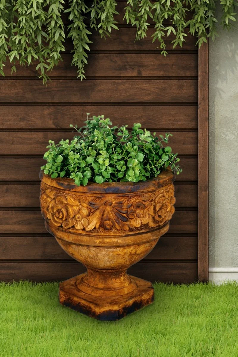PLANTER, FLOWER URN SMALL TR