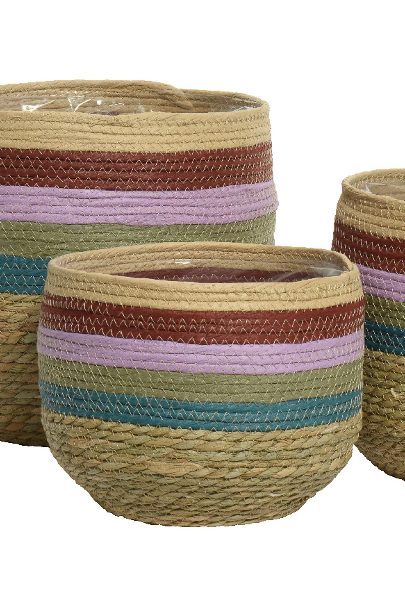 PLANTER, GRASS ROUND SMALL