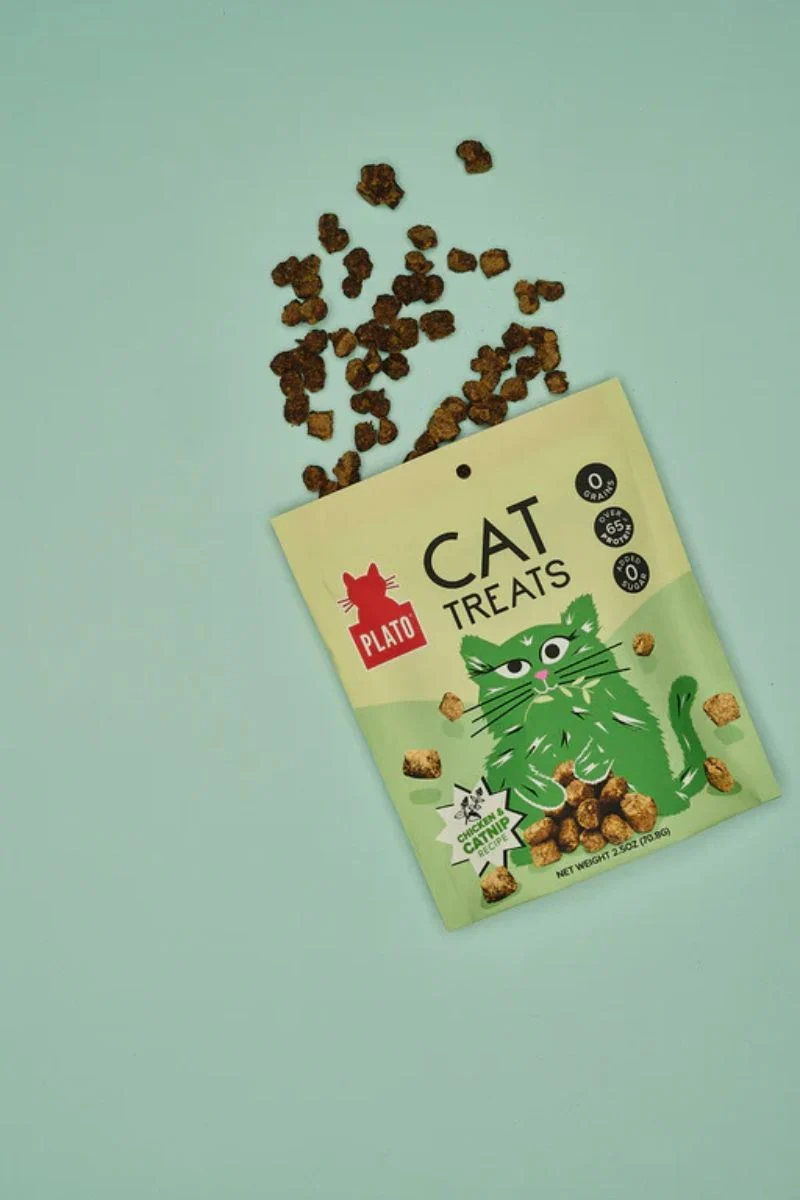 Plato Cat Air-Dried Chicken & Catnip Treat 2.5 oz - Image 3