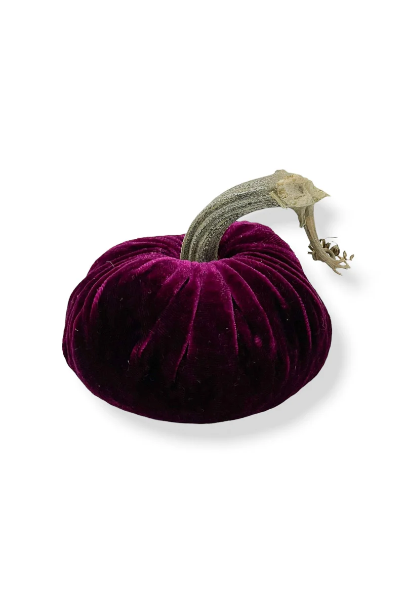 Plush Pumpkin Velvet Pumpkin 8" Magenta - Image 2
