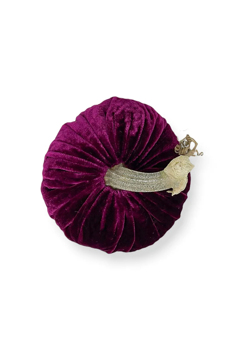 Plush Pumpkin Velvet Pumpkin 8" Magenta - Image 3