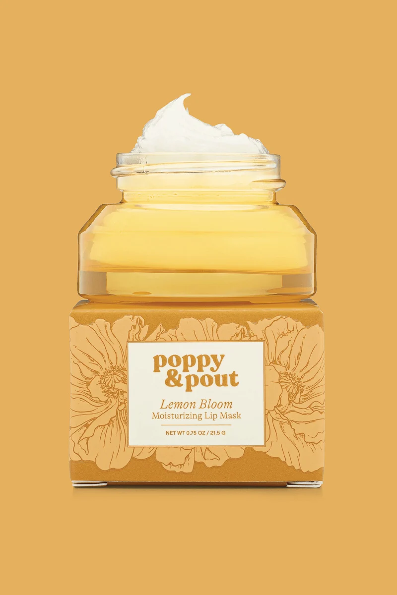 Poppy & Pout Moisturizing Lip Mask Lemon Bloom - Image 2