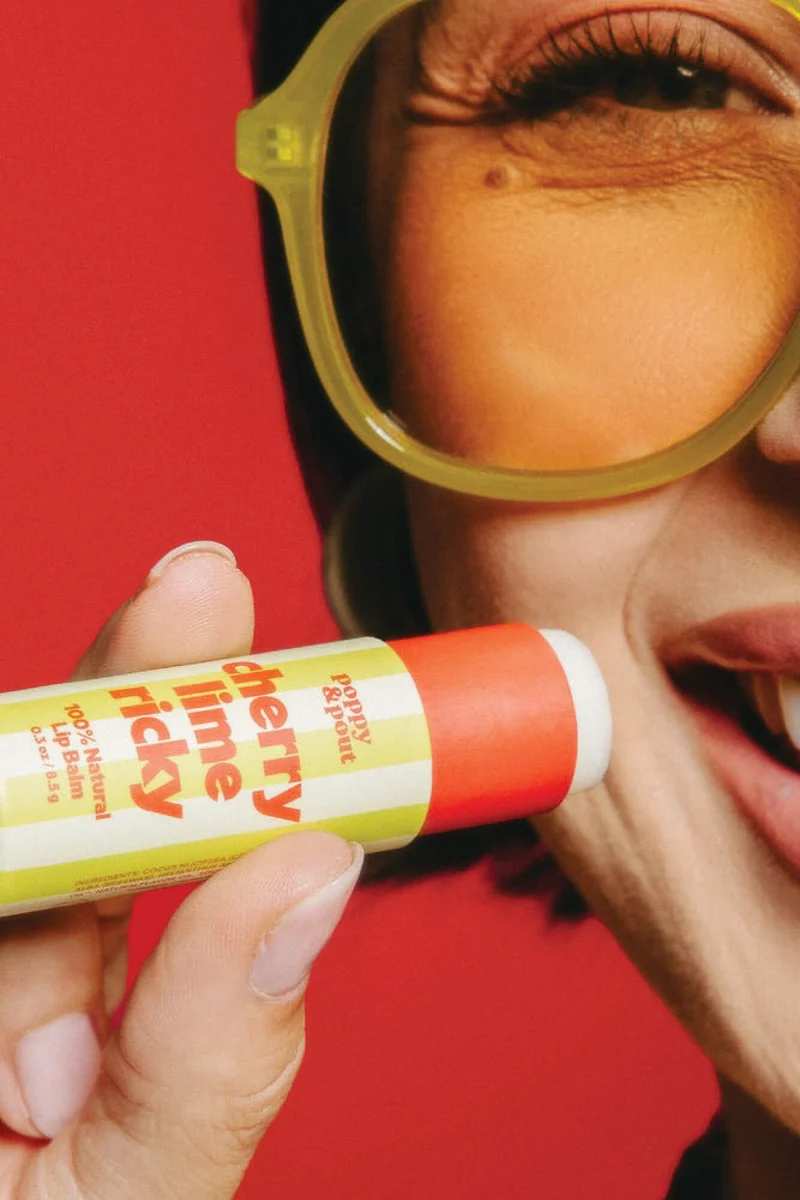 Poppy & Pout Retro Refreshers Lip Balm Cherry Lime Ricky - Image 3