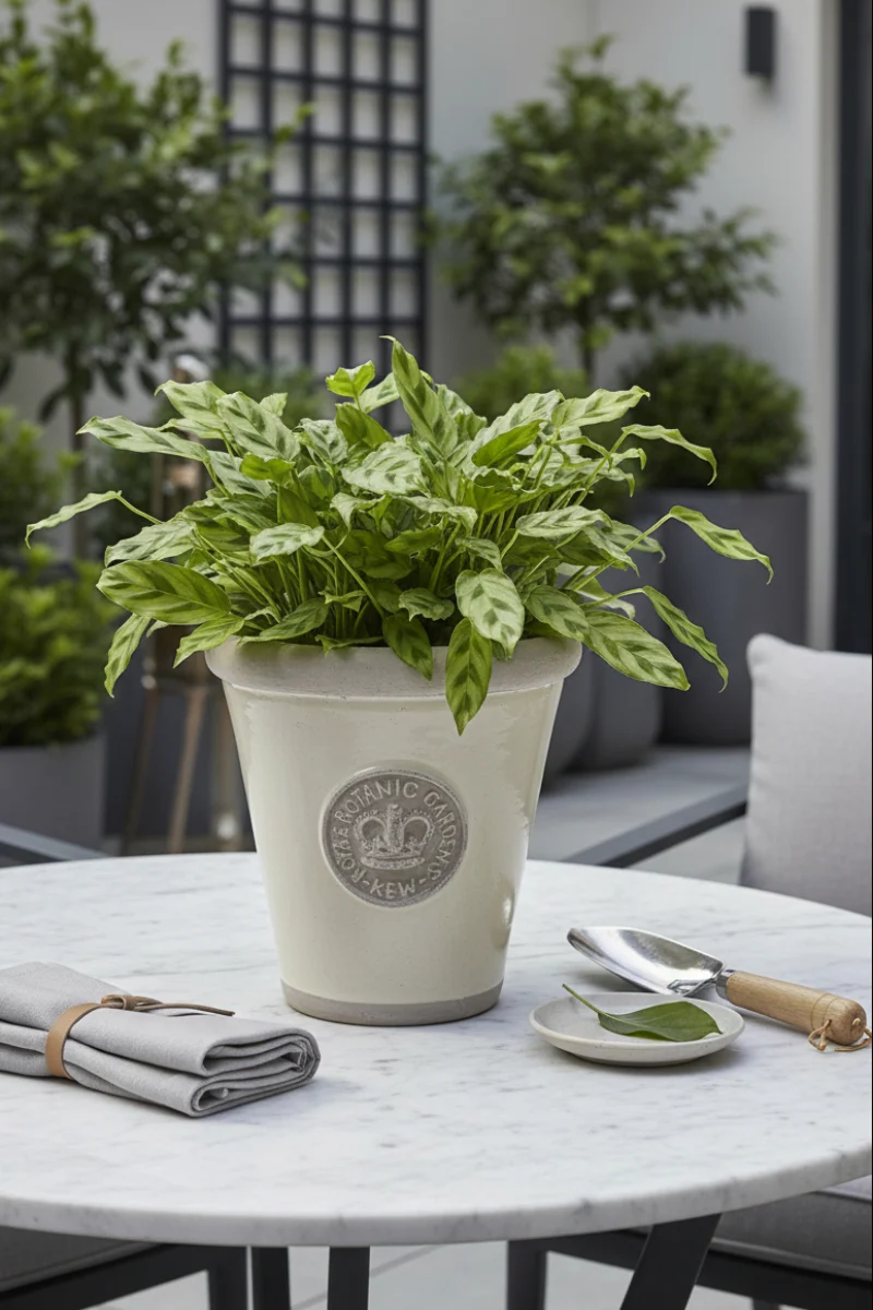 Cotswold Kew Long Tom Planter Medium Ivory