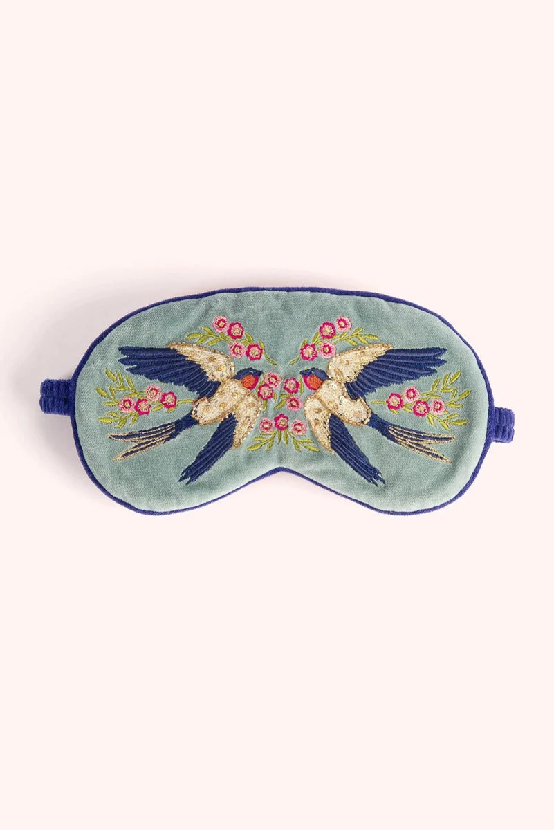 Powder Design Luxury Lavender Velvet Eye Mask Swoo