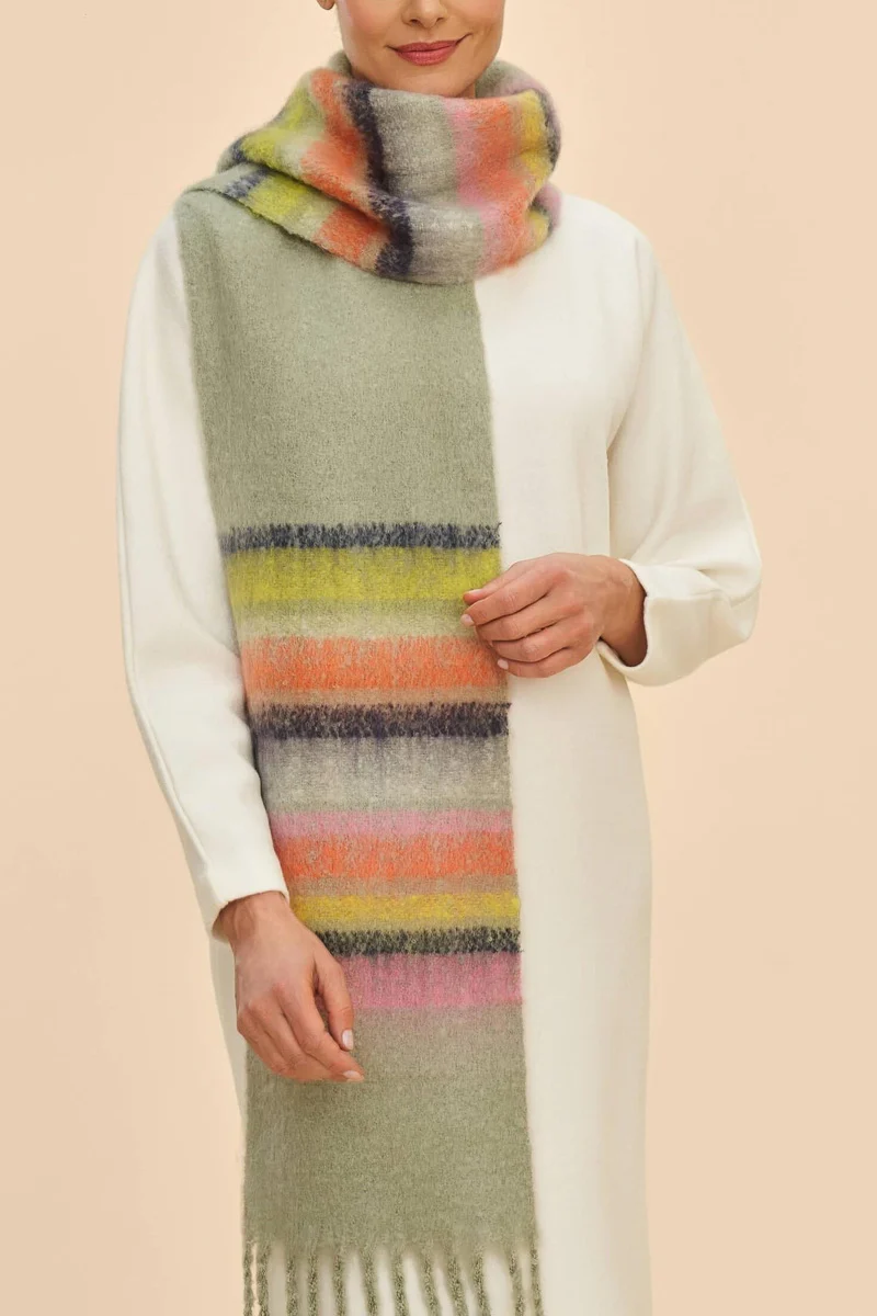 Powder Design Sammy Cosy Scarf Moss - Image 3