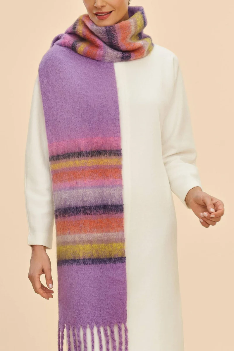 Powder Design Sammy Cosy Scarf Violet - Image 2