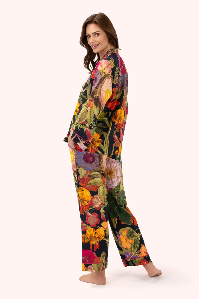 Powder Design Supersoft Autumn Posy Midnight Pyjamas Large - Image 2