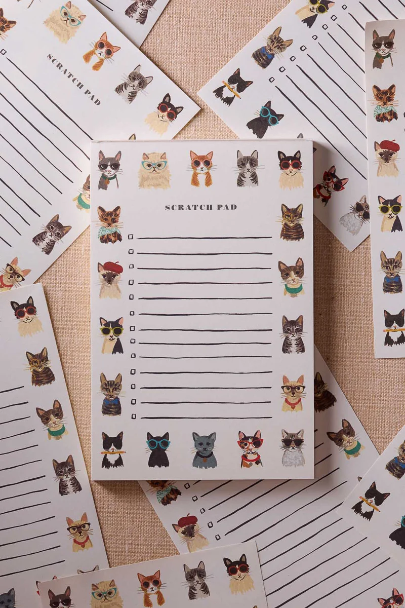 Rifle Paper Co. Cool Cats Notepad