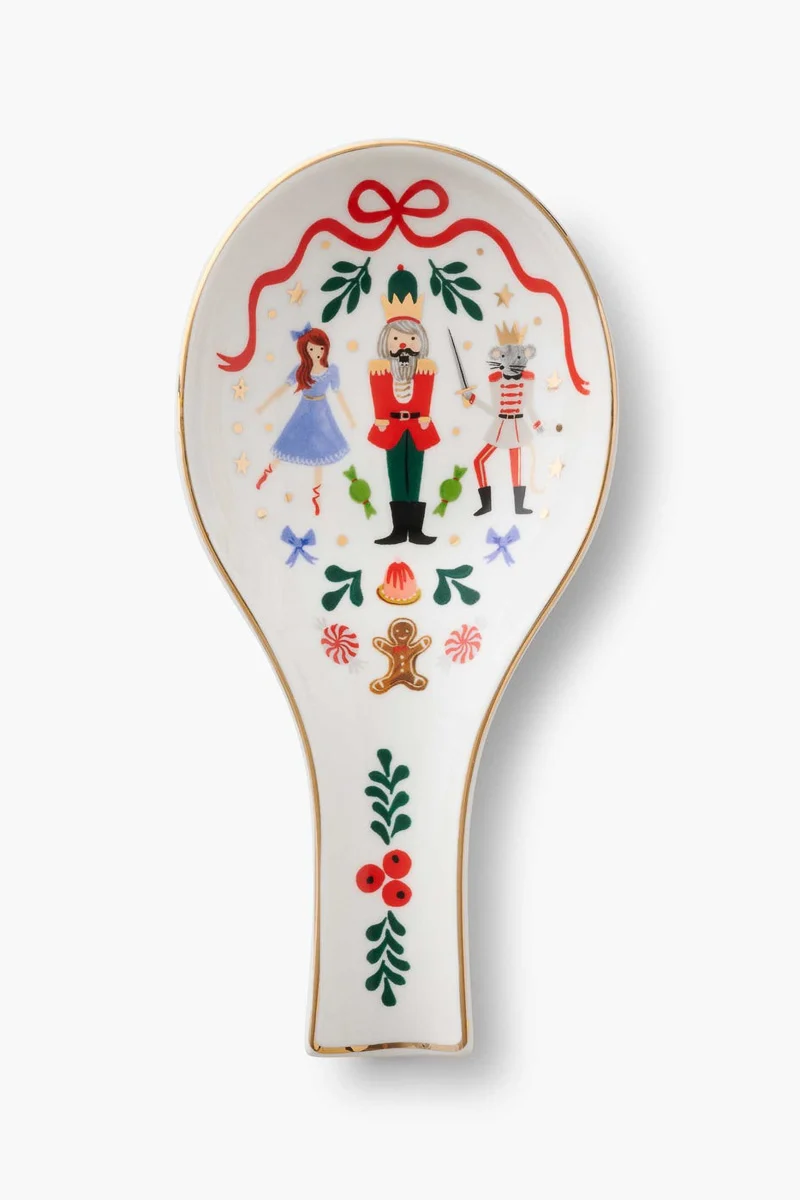 Rifle Paper Co. Nutcracker Porcelain Spoon Rest - Image 2