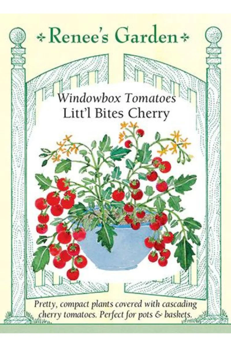 Renee's Garden Windowbox Tomatoes Litt'l Bites Cherry Seeds