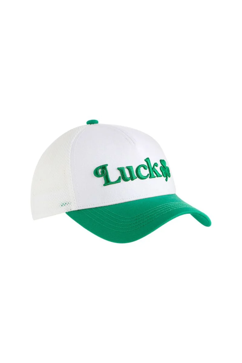 Shiraleah Lucky Shamrock Trucker Hat Green - Image 2