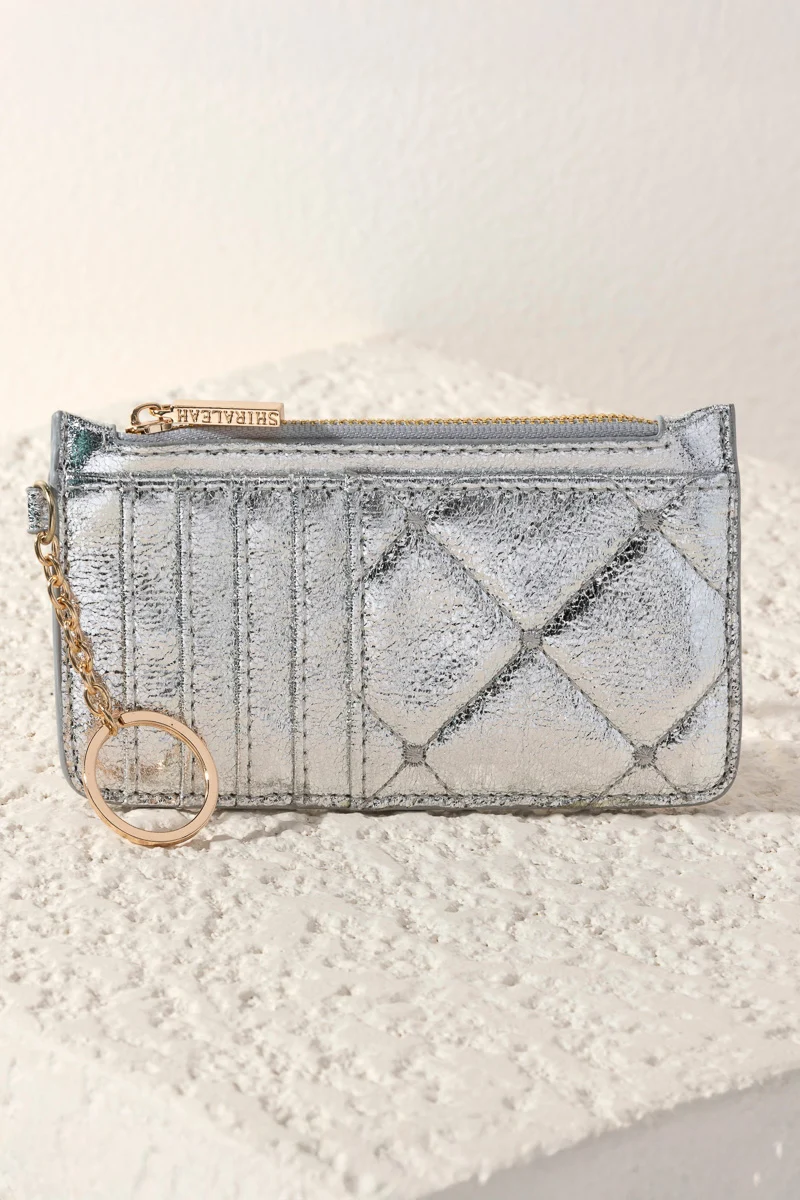 Shiraleah Mademoiselle Card Case Silver