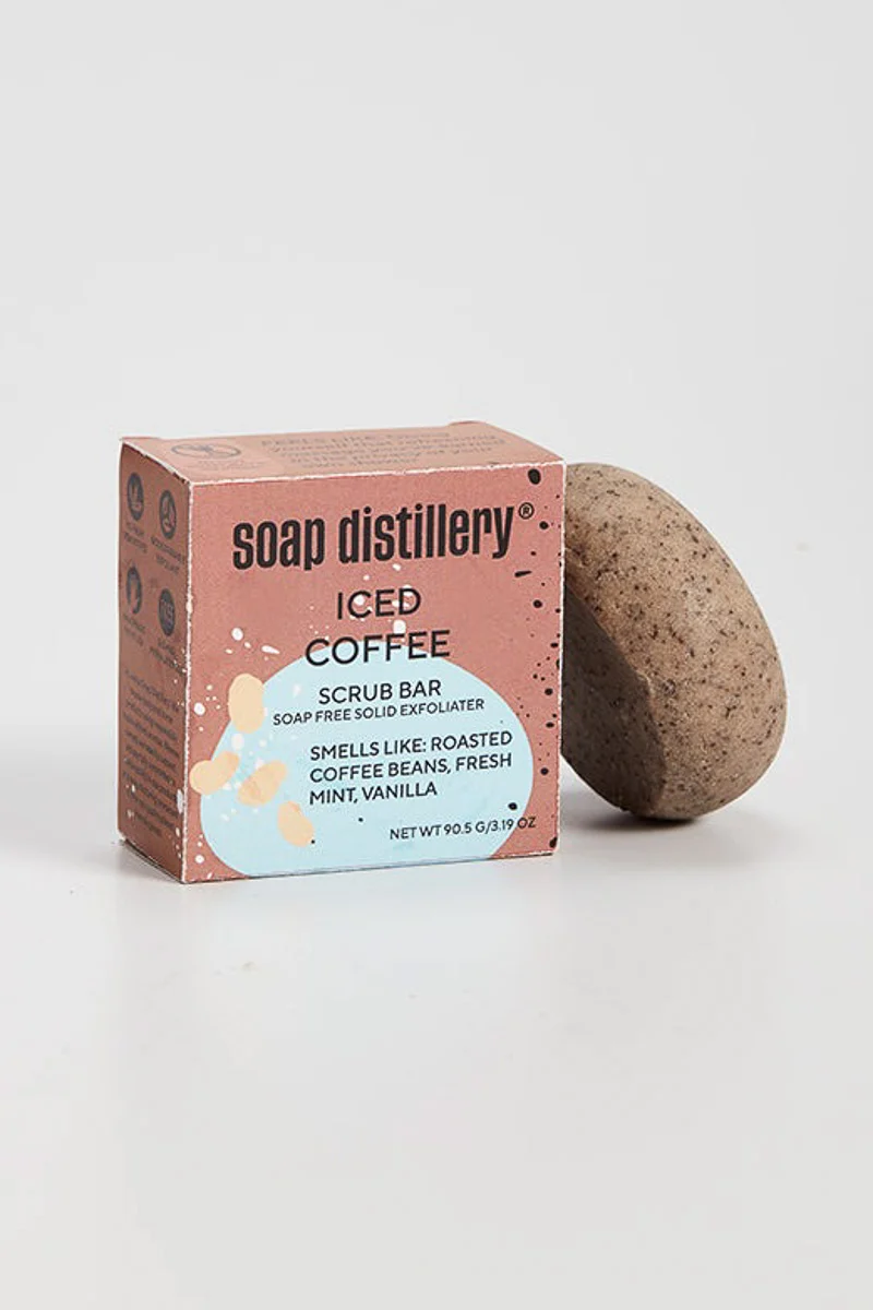 Soap Distillery Iced Coffee Body Scrub Bar - Image 2