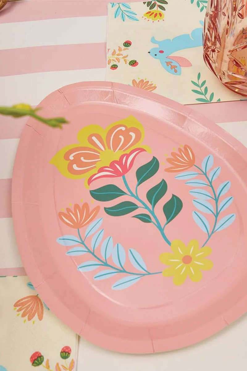 Sophistiplate Folklore Easter Die Cut Salad Plate