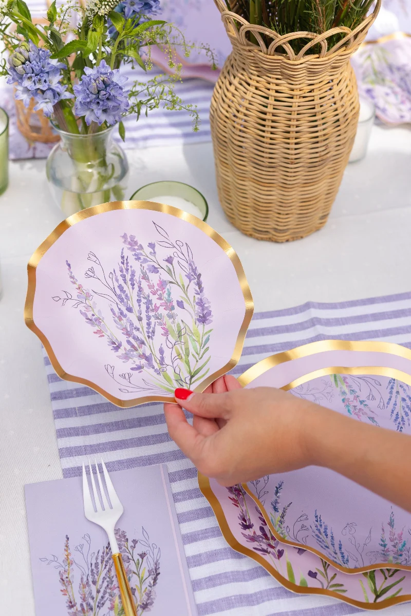 Sophistiplate Lavender Fields Appetizer Bowls