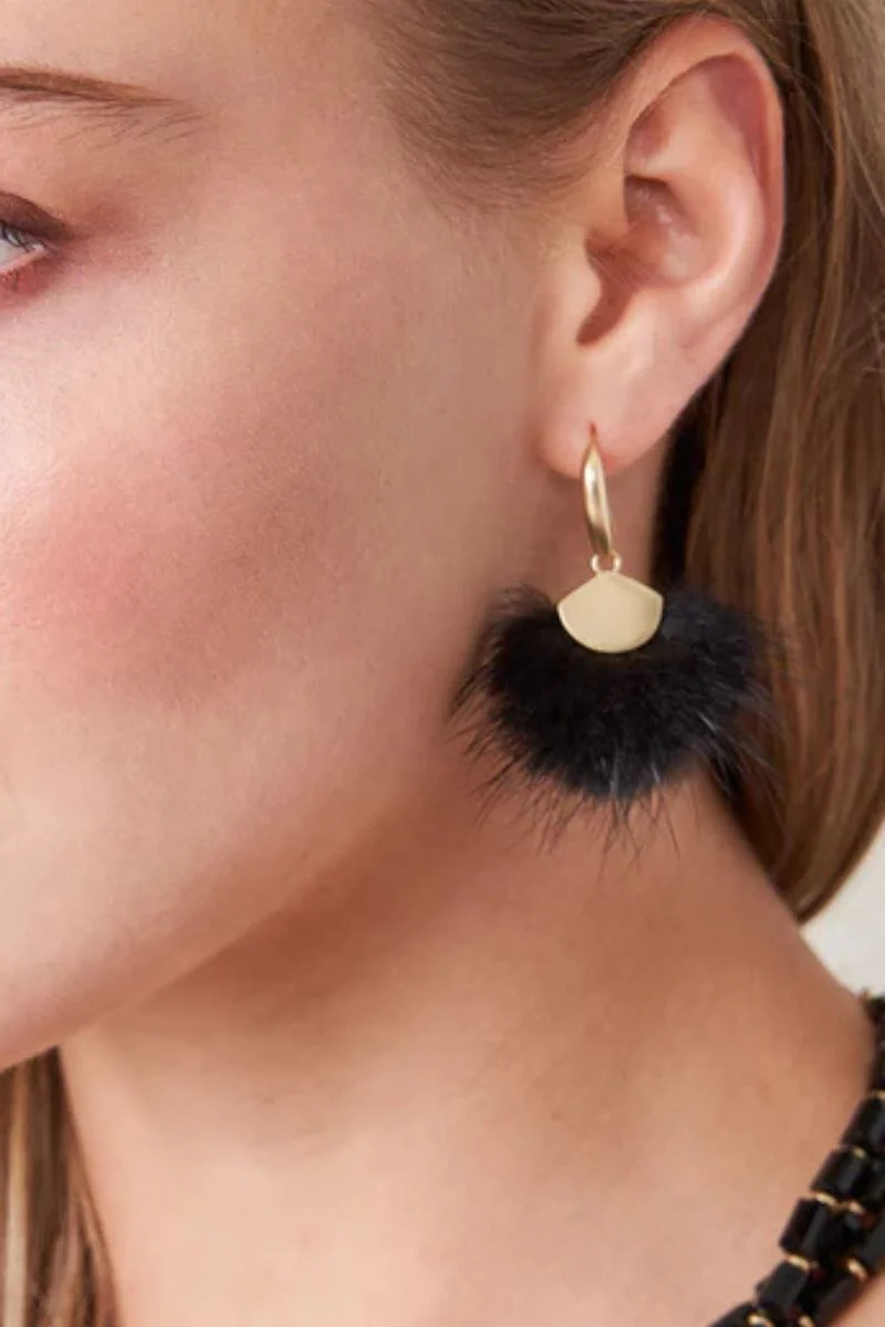 Spartina Boufee Earrings Black - Image 2