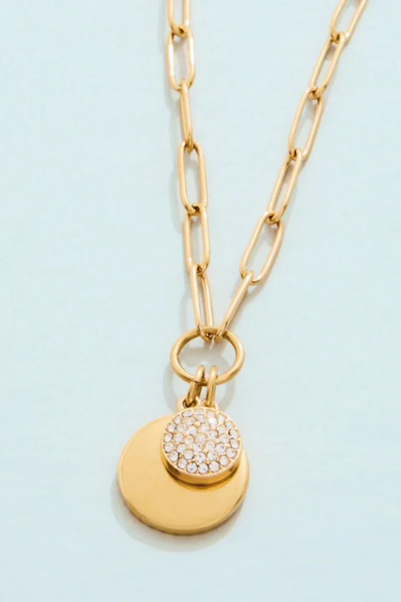 Spartina Splash Collection Drayton Necklace 18" Crystal